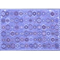 thumbnail image 1 of Ahgly Company Indoor Rectangle Abstract Blue Contemporary Area Rugs, 5' x 7', 1 of 4