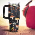 thumbnail image 6 of Kawaii Cottagecore 40oz Mushroom Cup - Double Wall Design - Leakproof Lid with Handle, 6 of 7