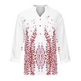 thumbnail image 4 of Blusa informal de manga larga con cuello en V y cuello alto a la moda para mujer Pompotops  FGAJ14075, 4 of 5