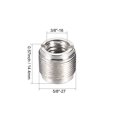 thumbnail image 2 of Adaptador de tornillo hembra de 3/8" a macho de 5/8" para soporte de micrófono 4 pcs, 2 of 2