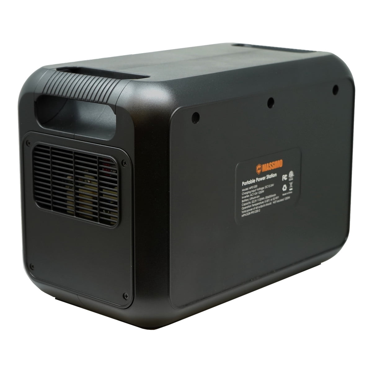 Massimo 1200W Electric Portable Power Station for Emergencies, Camping & Travel