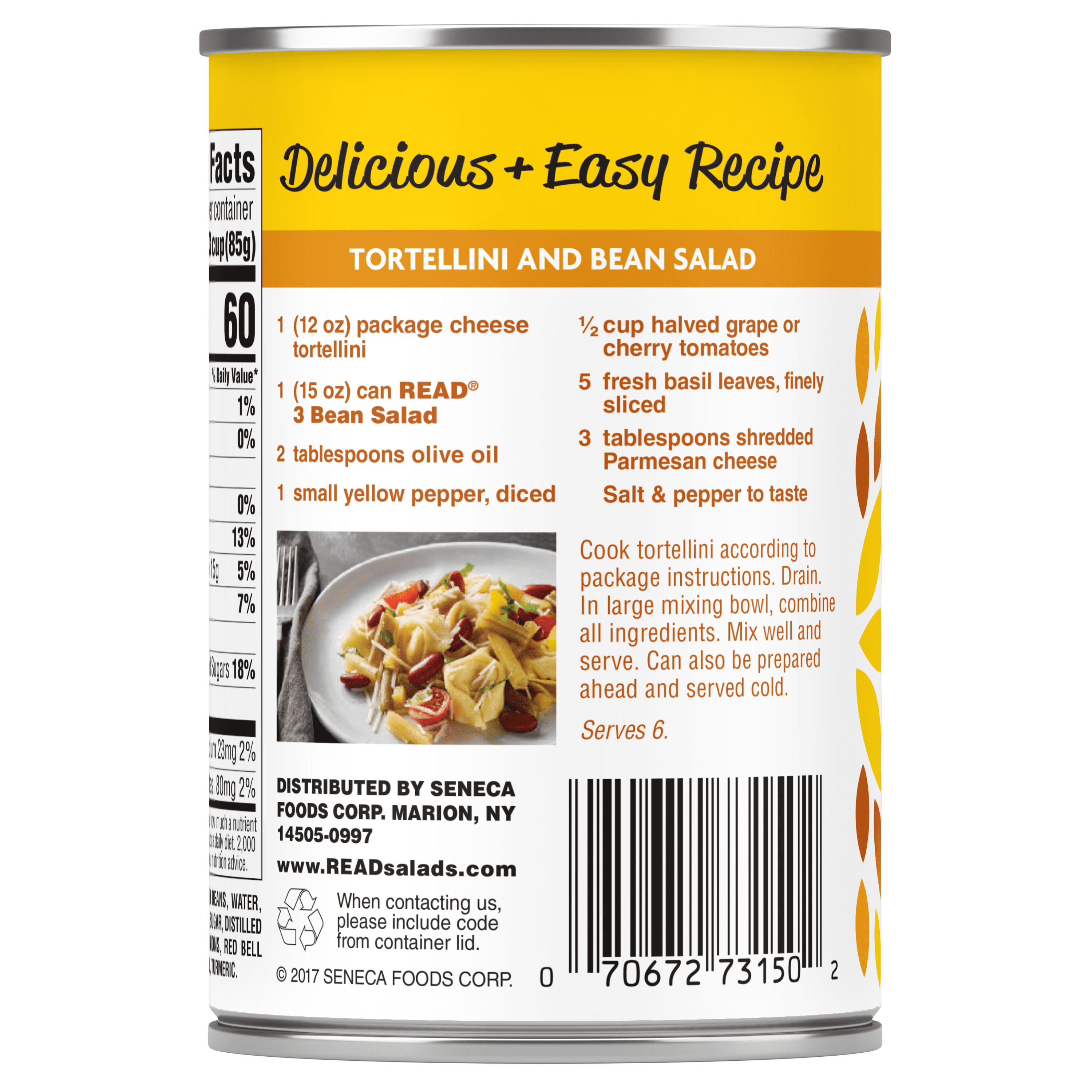 Read 3 Beans Salad, 15 Oz