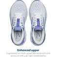 thumbnail image 4 of Brooks Women’s Ghost 16 Neutral Running Shoe - White/Amparo Blue/Limpet Shell - 9.5 Medium, 4 of 6