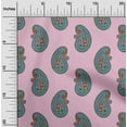 thumbnail image 1 of oneOone Polyester Lycra Fabric Paisley Block Print Fabric By Yard 56 Inch Wide, 1 of 4