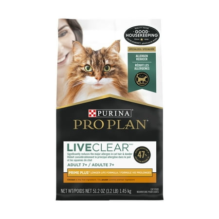 UPC: 0038100191502 | Purina Pro Plan Liveclear Salmon and Rice for Adult Cats  3.2 lb Bag