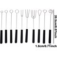 thumbnail image 2 of 10PCS Stainless Steel Chocolate Candy Dipping Forks Fondue Forks for Baking, 2 of 7