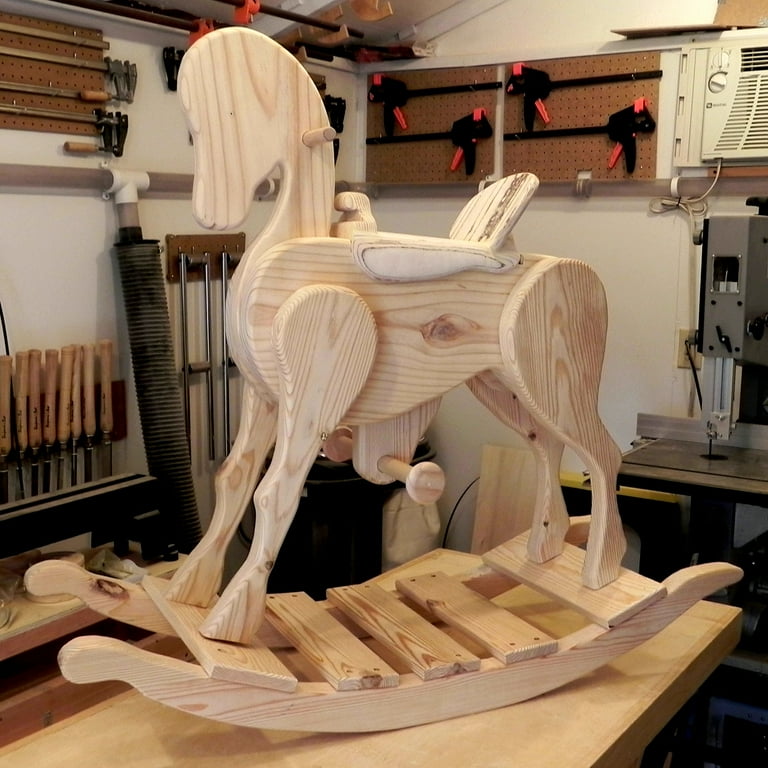 Rocking Horse How-to Book; Paper Pattern Plan to DIY and Easily