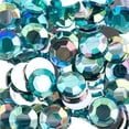 thumbnail image 2 of CHUANK Perles John 400 Pcs 12mm (SS50) / Strass Ronds en Acrylique Bleu Royal à Dos Plat, 2 of 5