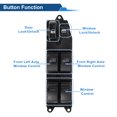 thumbnail image 3 of Interruptor de ventana eléctrica del lado del conductor delantero 1 pieza para Toyota 4Runner 1995-2008, interruptor de control de ventana No.8482035060, negro, 3 of 7