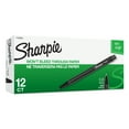 Sharpie Fine Point Pens, Black Permanent Ink, 12 Count