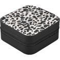 thumbnail image 7 of GZHJMY Cow Print Leather Jewelry Box,Portable Mini Jewelry Case Traveling Jewelry Organizer for Rings Necklaces Bracelets Earrings, 7 of 7