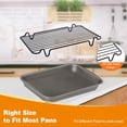 thumbnail image 2 of Roasting Rack,Turkey Rack for Roasting Pan,Turkey Roasting Rack Insert for Oven Cooking,Baking Cooling and Grilling with Integrated Feet,Nonstick Coating,Dishwasher Safe(12"x 7.5"), 2 of 7