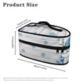 thumbnail image 6 of HELLHERO Santa Claus Snowflake Pattern Steam Irons Storage Bag Compatible with Most Iron Garment Steamer Box Travel Steamer Holder Easy to Clean, Bag Only, 6 of 6