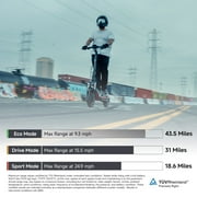 Segway ZT3 Pro Electric Scooter, 24.9 mph Max Speed, 43.5 Miles Max Range, Teens and Adults, Gray and Red