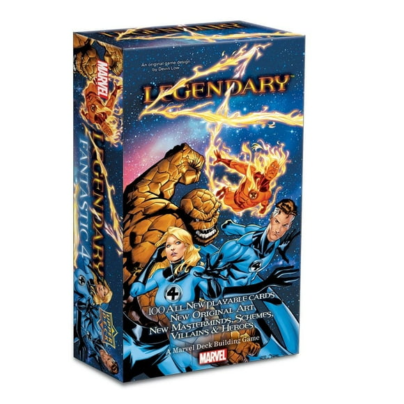 Juego de mazos de expansión Legendary Marvel Fantastic Four 100 Cards