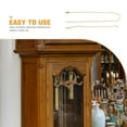 thumbnail image 3 of Mobutofu 4Pcs Grandfather Clock Weight Chain Golden Metal For Clock Repair And Maintenance, 3 of 8
