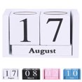 thumbnail image 2 of Bangcool Block Calendar Creative Decorative Mini Size Perpetual Calendar Wooden Calendar, 2 of 10