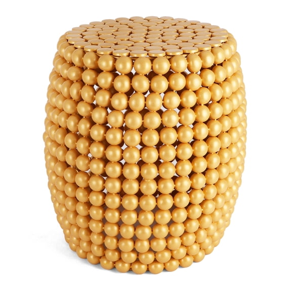 Rutledge & King Metal Stool - Gold Metal Side Table - Richmond