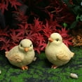 thumbnail image 6 of FYHALE Outdoor Garden Decoration Simulation Little Yellow Chicks Cute Chicken Statues Lawn Ornament Easter Decoration, 6 of 6