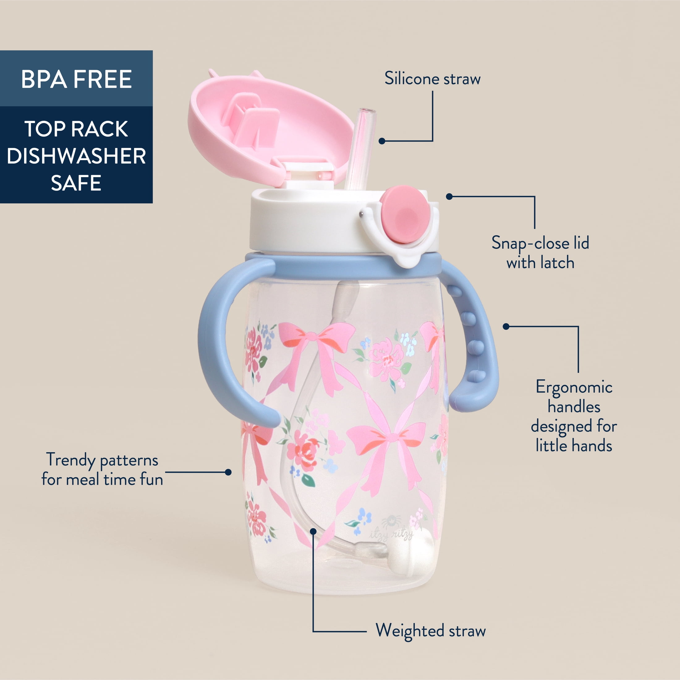 Itzy Sips™ Ribbons & Roses