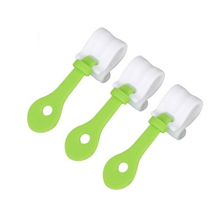 KABOER 3PCs Cake Decorating Bag Clips Fondant Frosting Piping Bags Icing Cake Cupcakes Ice Piping Bag Buckles Reusable Baking (Best Frosting For Piping Cupcakes)