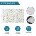 thumbnail image 6 of Spring Floral Placemats Set of 4, Watercolor Botanical Flower Washable Wipeable Table Mats for Dining Tables, Indoor Outdoor Kitchen Place Mats for Holiday Party Table Decor, 6 of 9