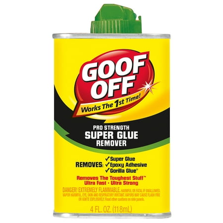 Goof Off FG677 4 oz. Glue Remover (Best Way To Get Super Glue Off Your Hands)