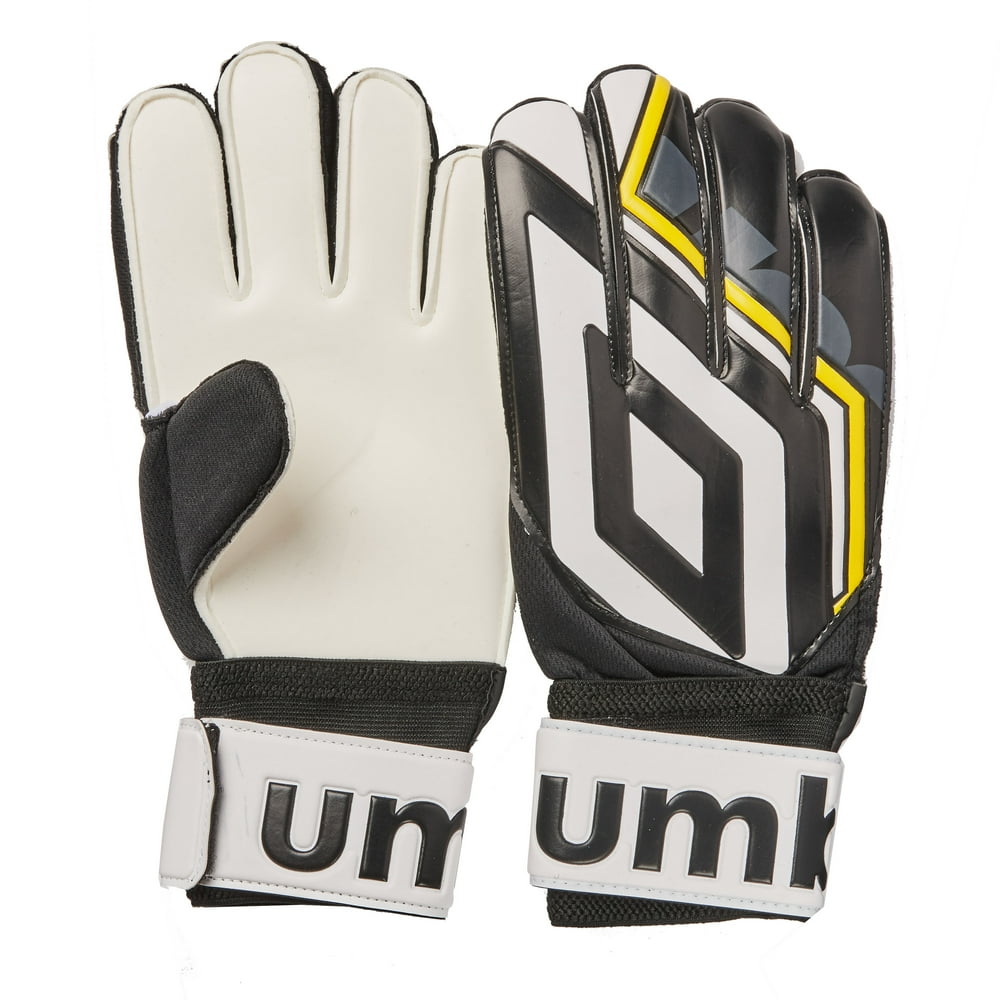 Umbro Umbro Adult Soccer Goalie Gloves, Black and White