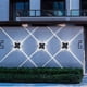 thumbnail image 3 of Aplique LED de pared para exterior, impermeable, de 8 W, moderno aplique de pared decorativo original para terraza, villa, porche, karaoke, salón, pasillo, color negro., 3 of 4