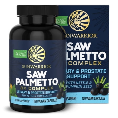 Sunwarrior US Saw Palmetto 3x Complex Capsules 120ct (60 srv)
