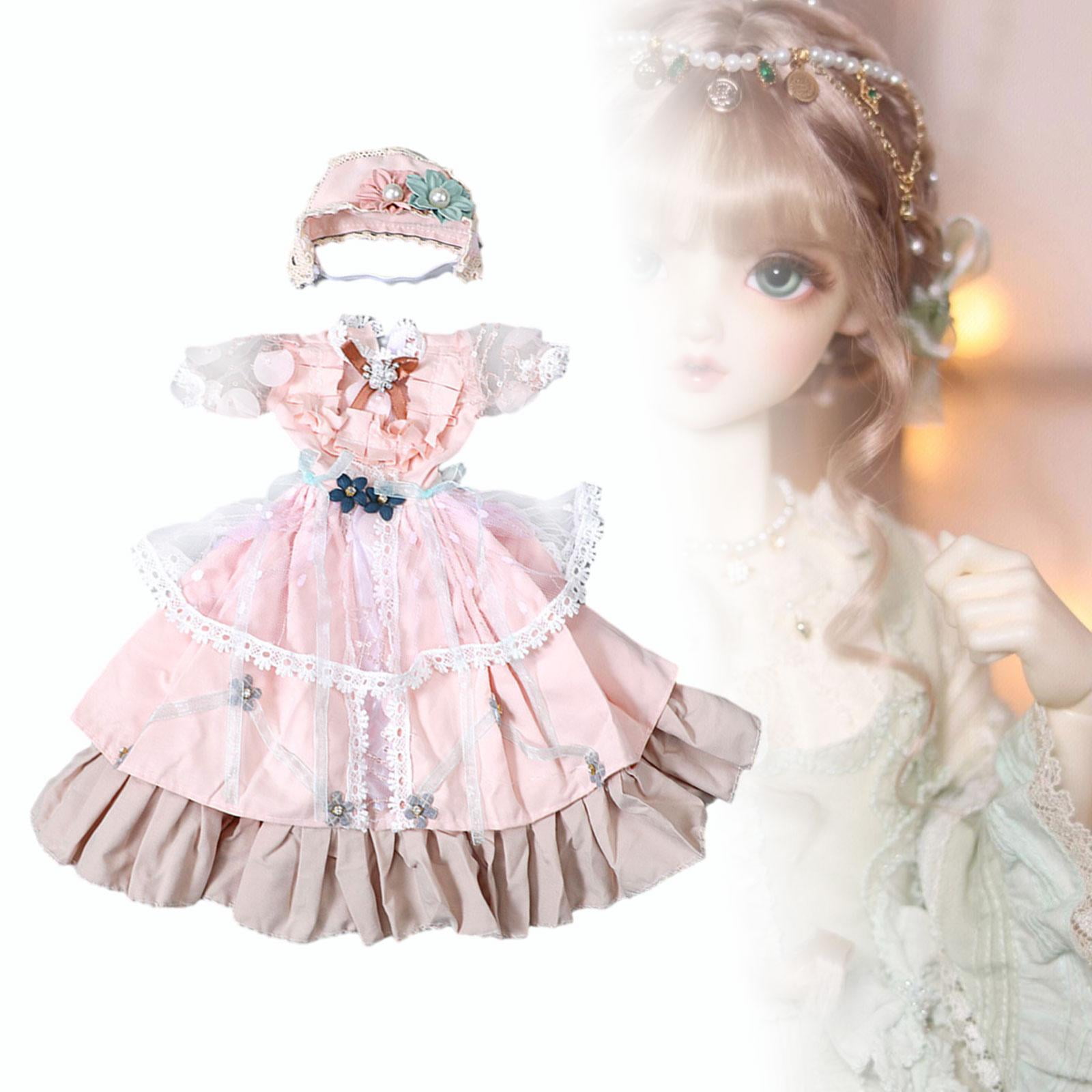 60cm Girl Doll Dress Simulation Doll Clothes, Easy to Wear 60cm Girl Doll Dress Simulation Doll Clothes, Easy to Wear