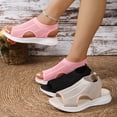 thumbnail image 6 of SACFOF Women's Breathable Orthopedic Sandals Comfortable Walking Tennis Shoes Arch Support Wide Fit Plantar Fasciitis Sport Athletic Hiking Outdoor Active Summer Dressy Soft Mat Diabetic Sandals, 6 of 6