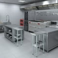 thumbnail image 4 of AmGood 24 in. x 12 in. Stainless Steel Table | Metal Utility Kitchen Prep Work Table | NSF, 4 of 9