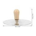 thumbnail image 2 of OULII 2Pcs Silver Mini Round Finger Cymbals for Musical Instruments and Children Educational Tool, 2 of 7