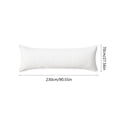 thumbnail image 3 of Contemporary - Long Rectangular Pillow Backrest Cushion Sofa Throw Pillow Living Room Cushion Sleeping Pillow Removable Cover Pillowcase Pillow Core, White, JKODE, 3 of 6