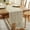 Light brown, variant on Handwoven Polyester Table Runner with Fringe - 13"x79" Farmhouse Lace Tablecloth for Dining Table, Christmas, Thanksgiving, Rustic Wedding Decor (Ivory)