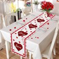thumbnail image 4 of Apmemiss Clearance Valentines Day Table Runner, Sweet Heart Valentines Day Decorations Valentines Runner for Table Seasonal Sweet Decor for Indoor Outdoor Dining Table Decorations, 4 of 8