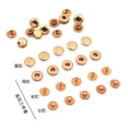 thumbnail image 4 of 30pcs 8-15mm Rust-Resistant Iron Four-Prong Fasteners - Invisible Snap Buttons for Clothing ,Easy to Install, 4 of 9