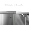 thumbnail image 5 of NewAge Products Outdoor Kitchen 4 PC Cabinet Set in Stainless Steel with Countertops, 5 of 12