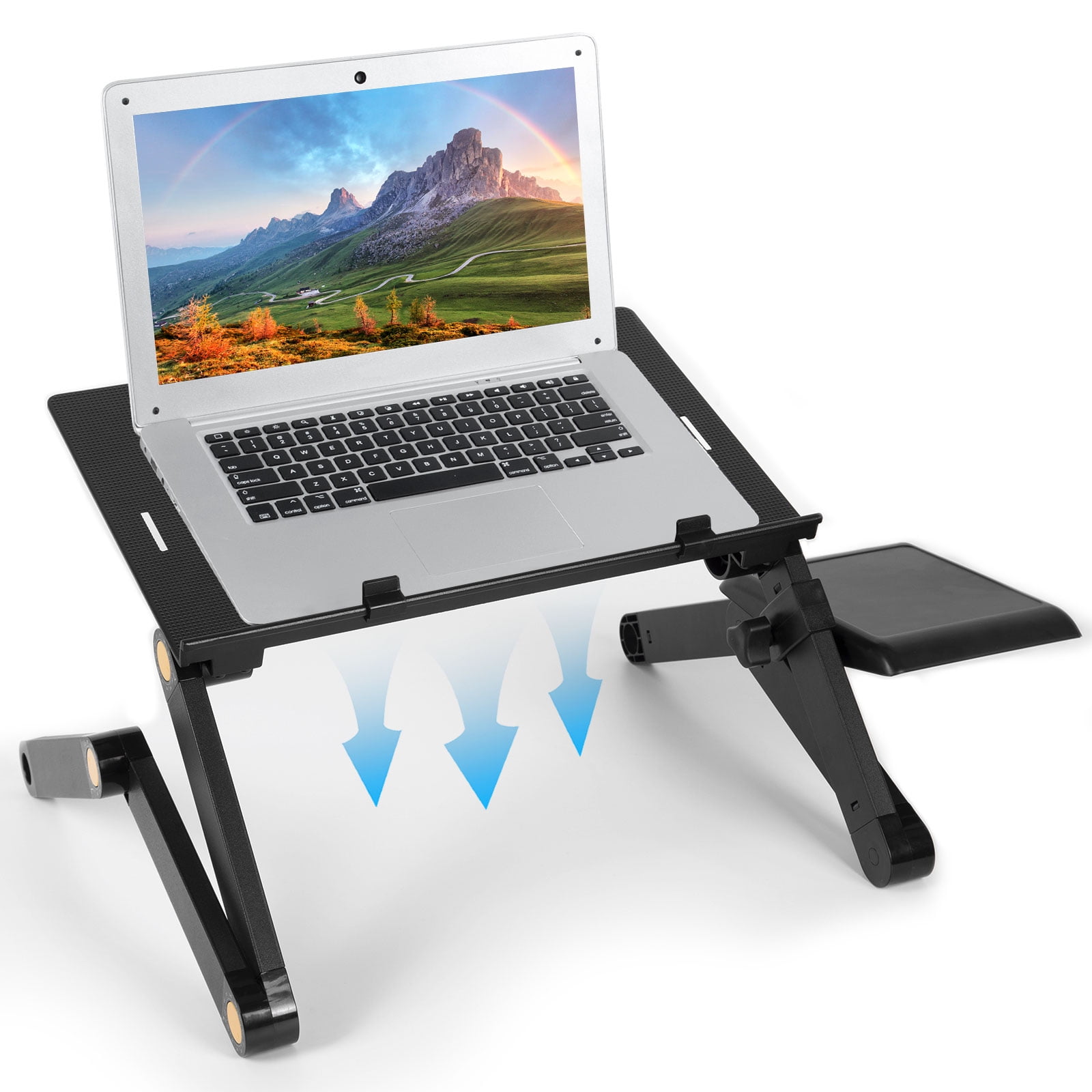 Uten 16 Black Height Adjustable Fold Computer Tray Nepal Ubuy