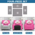 thumbnail image 6 of HELLHERO Soft 4 Pcs Recliner Cover for Pet, Polyester Spandex Washable Recliner Slipcovers for Living Room, Dog Pattern, 6 of 8