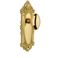 thumbnail image 7 of Grandeur Gvcedn_Prv_234 Grande Victorian Solid Brass Rose Privacy Door Knob Set - Nickel, 7 of 7