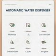thumbnail image 3 of OUTAD 1.5L Cat Water Fountain Quiet Pet Water Fountain Filter USB Electric Safe Design Adjustable Water Flow Automatic Water Bowl, 3 of 7