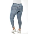 thumbnail image 2 of Jeans skinny Roman Fashion Con detalles desgastados Mezclilla claro azul Talla 38, 2 of 7