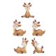 thumbnail image 1 of 5x Creative Deer Figurine Statue Sculpture for Home Garden Table Centerpieces Decor Wedding Gift Zulema none, 1 of 8