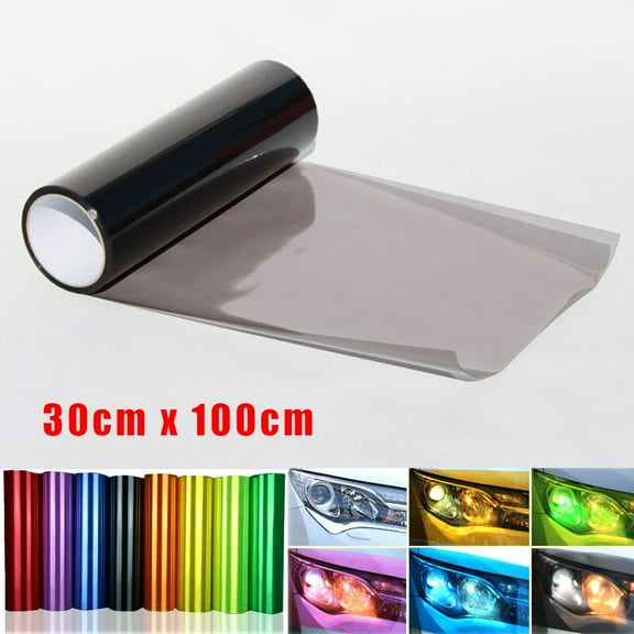 30 * 100CM Car Light Film Vinyl Sticker For Headlight Taillight Brake Fog Lamp