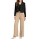 thumbnail image 2 of Blazer recortado INSPIRE CHIC para mujeres, chaqueta de traje de manga larga con cuello de solapa para oficina, blazers de negocios, M negro, 2 of 6