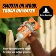 thumbnail image 5 of Gorilla All Purpose Wood Filler, Golden Oak Color, 6 Ounce Tube - Water Resistant for Indoor or Outdoor Projects and Repairs, 5 of 8