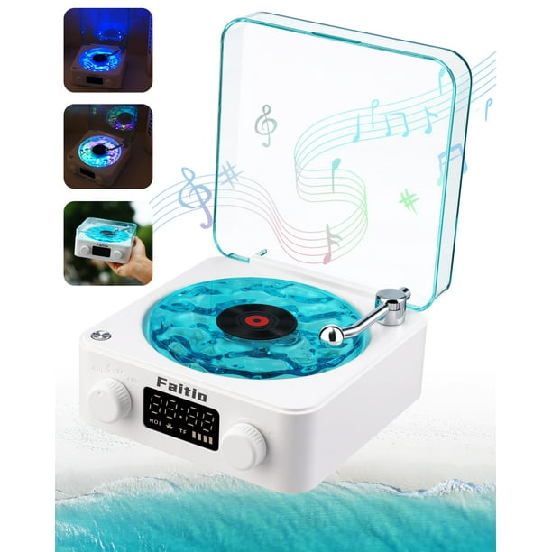 Luz nocturna con altavoz Bluetooth FAITIO para niños con ruido blanco