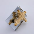 thumbnail image 5 of Trustmade Wall Mounted Square Rainfall Pressure-Balanced Complteted Shower System with Rough-in Valve, 10 inches - 2W02, 5 of 18
